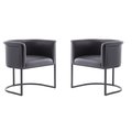 Manhattan Comfort Bali Dining Chair in Black (Set of 2) 2-DC044-BK